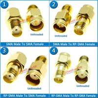 kit set rp sma rp sma male to rpsma sma male female push on quick directly plug socket brass straight coaxial rf adapters