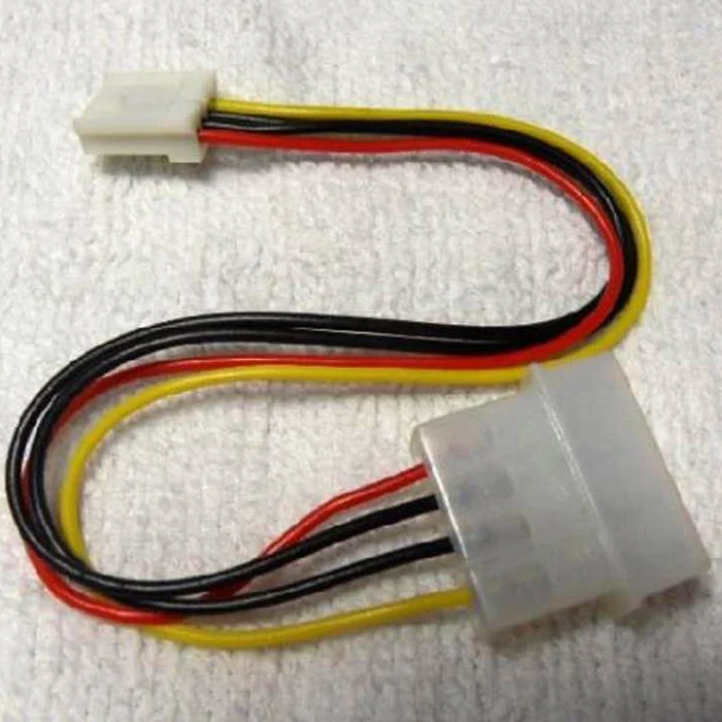Фото Кабель питания 4-контактный Molex IDE (штекер) - 4P ATA (гнездо) для подключения к разъему Floppy Drive - F(x) №1