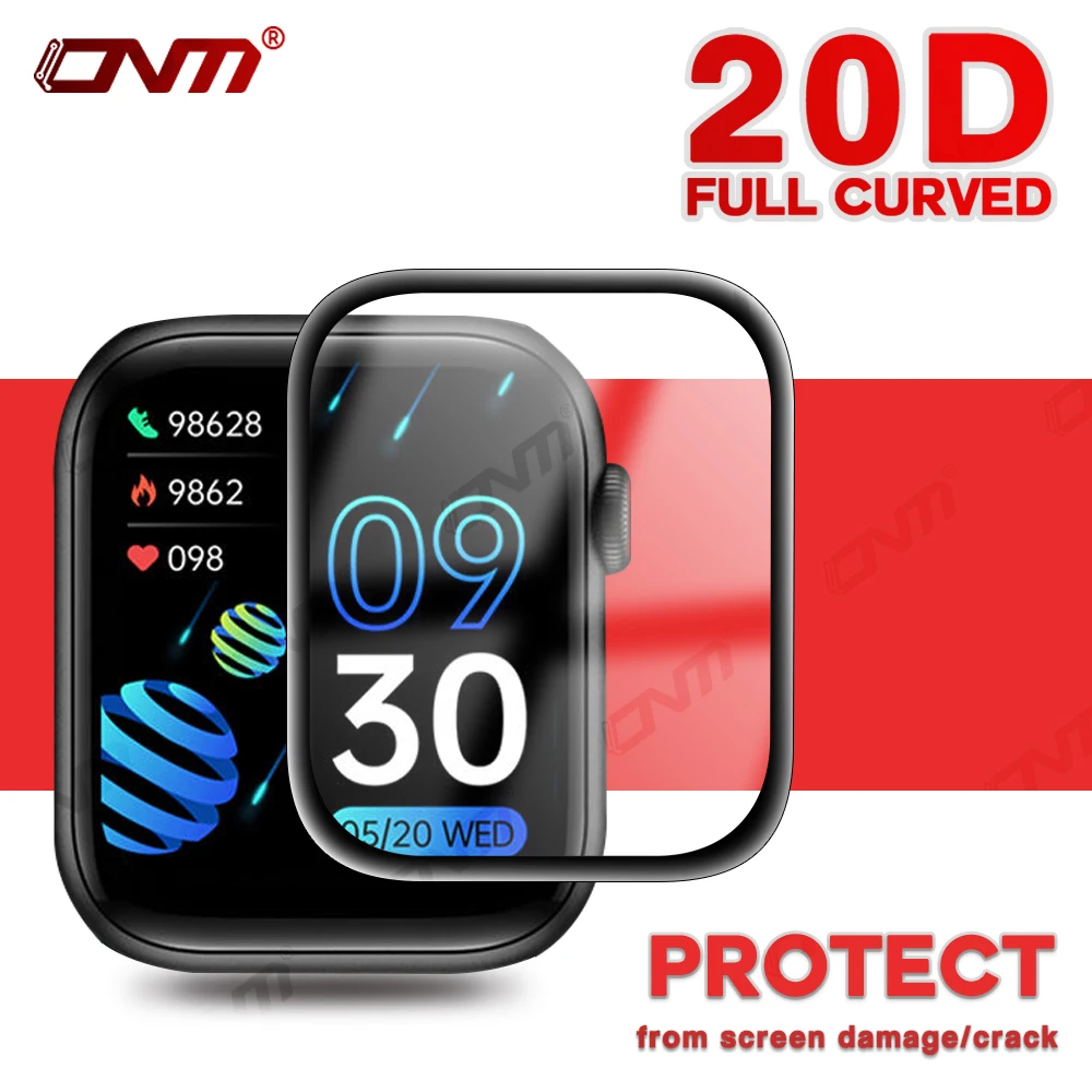 

20D Full Screen Protector for COLMI P50 Smart watch scratch-resistant Soft Protective Film for COLMI P50 (Not Glass)