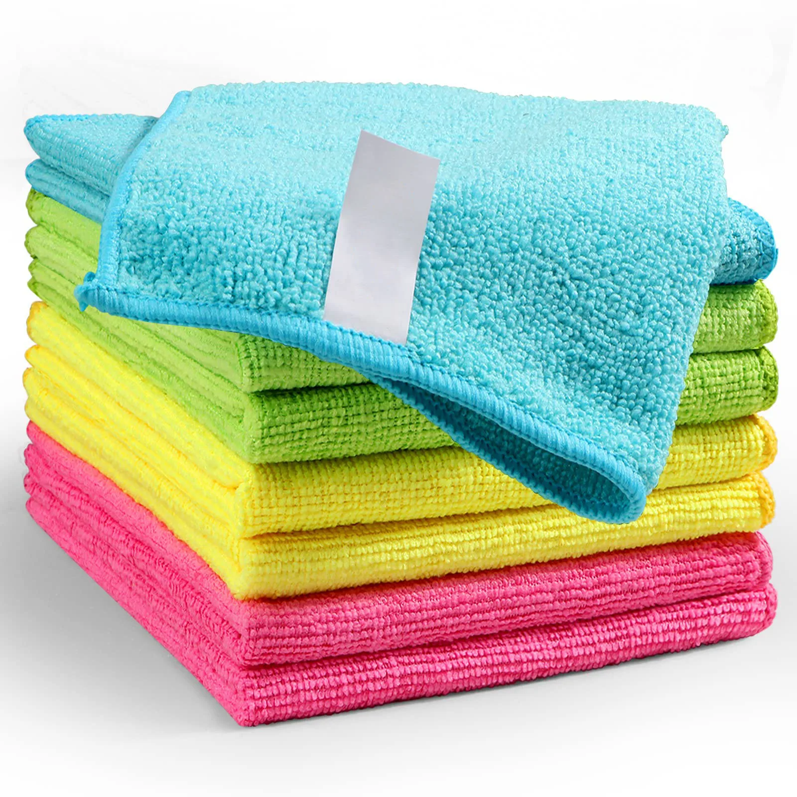 

Microfiber Cleaning Cloths-8PK,Softer Highly Absorbent,Lint Free Streak Free for House,Kitchen, Car, Window Gifts 11.5x11.5 Inch