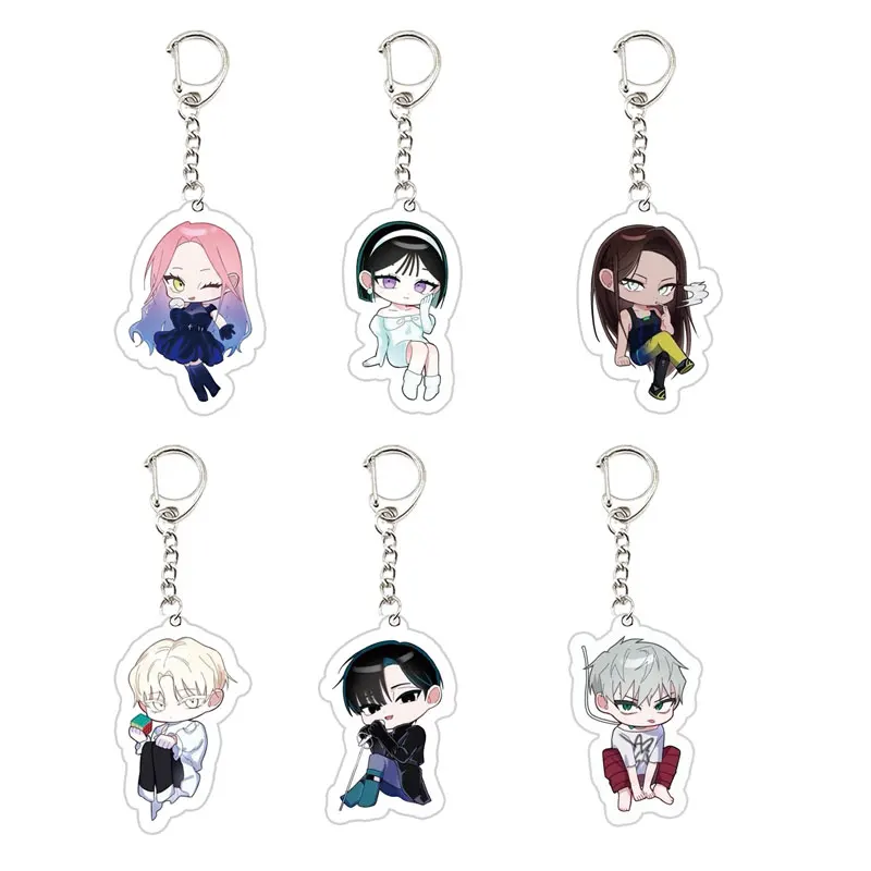 Брелок для ключей сцены аниме Чужой акриловый кулон брелок с изображением