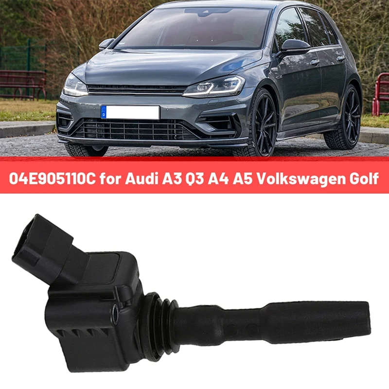 

04E905110C Ignition Coil High Voltage Kit For A3 Q3 A4 A5 Volkswagen Golf
