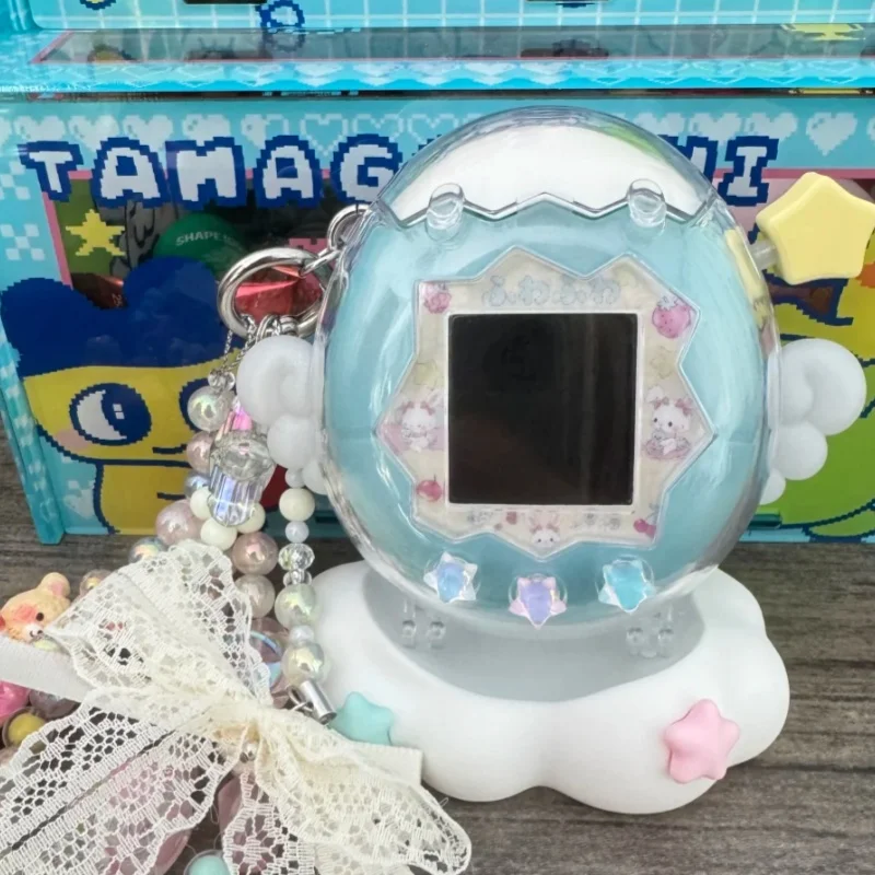 Фото Защитный чехол Paradise Replacement Cover Color Block Laser Glitter Transparent для Tamagotchi Paradise №5