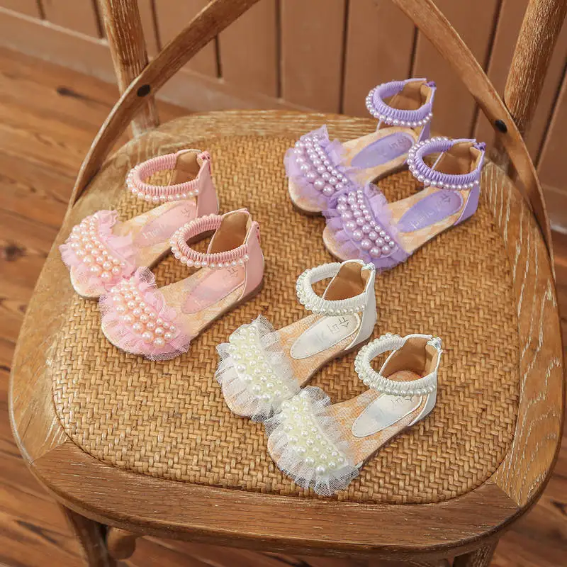 

Sandal for Girl Child Fashion Girls Beading Sandals Shoes Summer 2022 Sandals Princess Shoes Sandals Shoes Girls 2 To 8 Years