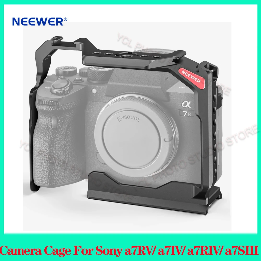 Полный корпус NEEWER CA004 для камеры Sony a7R V/a7R IV/a7 IV/a7S III/a1 алюминиевая видеокамера с