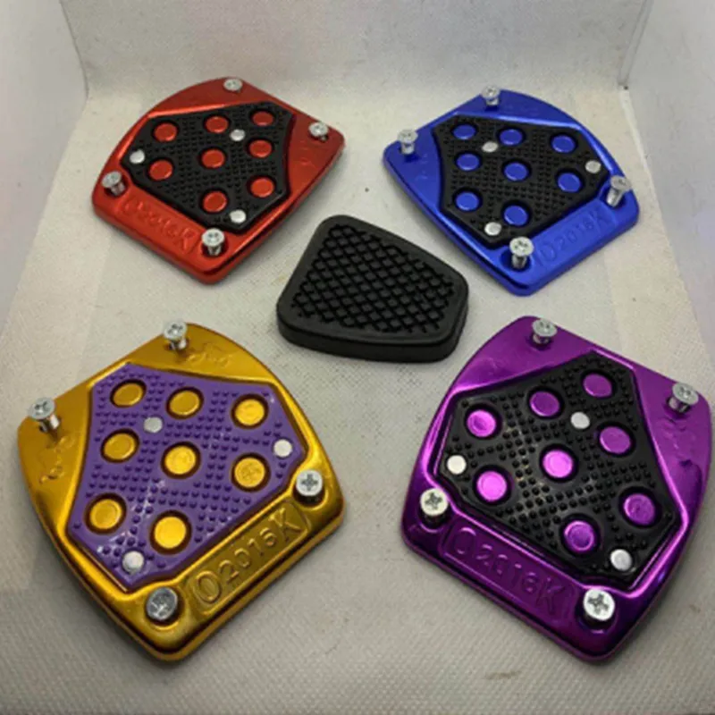 

Multicolor Aluminum Alloy AnMulticolor Atislip Brake Pedal Cover Nonslip Motorcycle Footrest Foot Peg Brake Pedal for Motorcycle