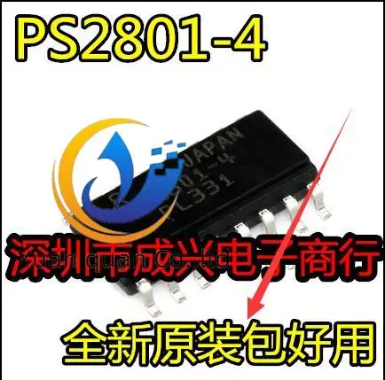 

30pcs original new PS2801-4 optical isolator transistor/photoelectric output SOP-16