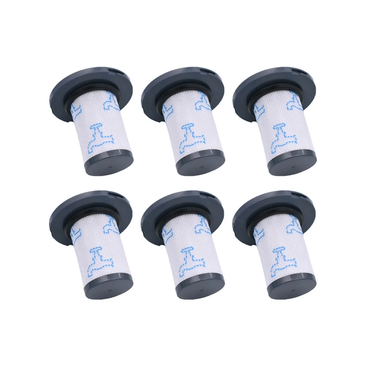 

6Pcs Washable Filter for ZR009007 X-Force Flex 14.60 11.6 Rod Vacuum Cleaners Parts Accessories