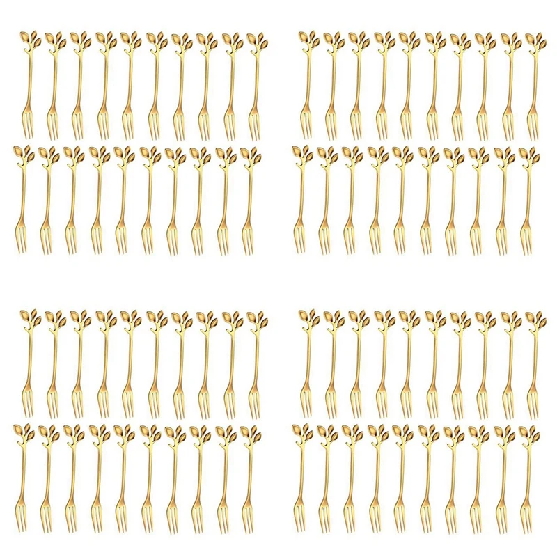 

80 шт. столовые приборы из нержавеющей стали в форме фруктов