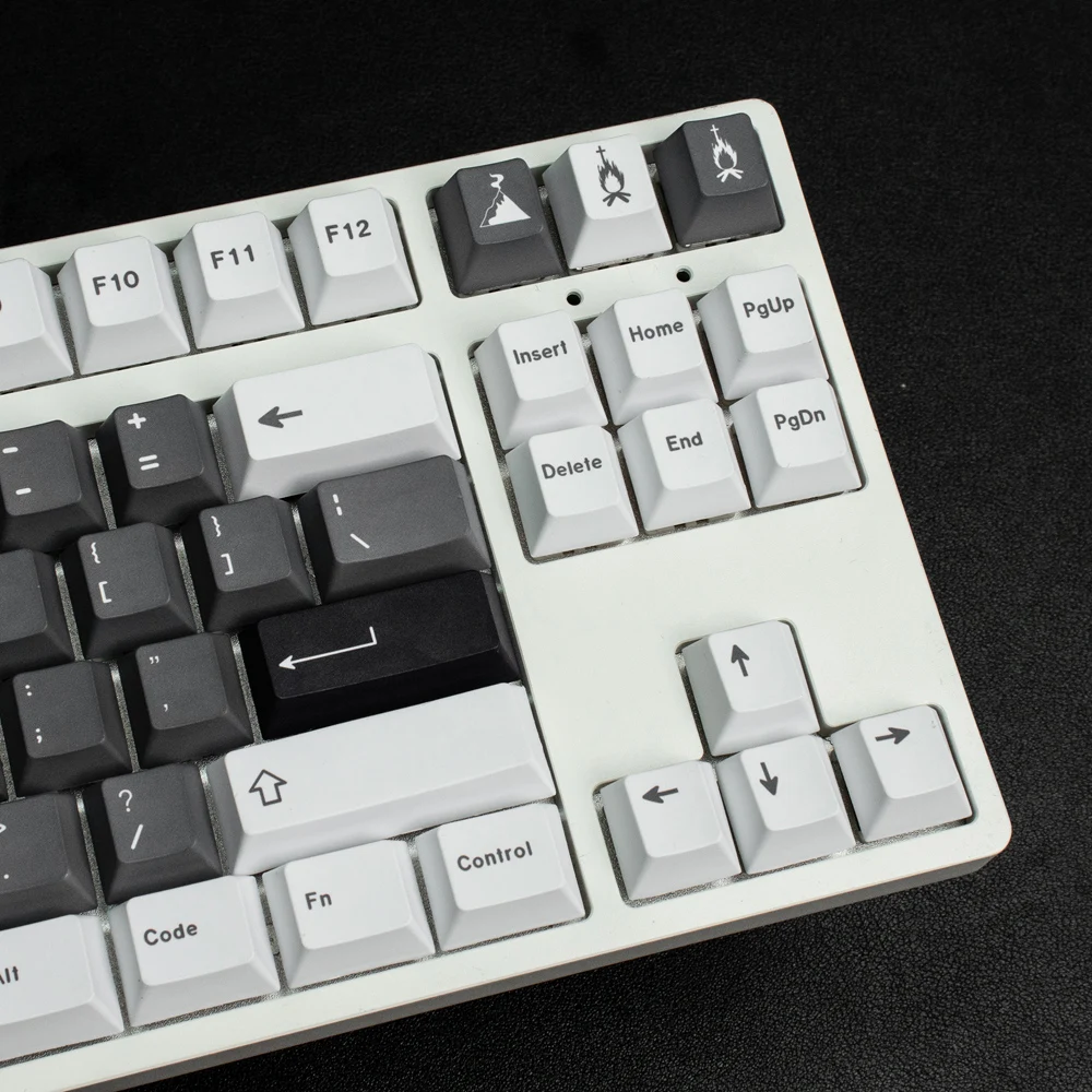 Колпачки для механической клавиатуры GH60 GK61 GK64 с 138 клавишами GMK Ash Clone клавиши PBT