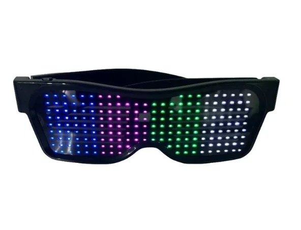 Bluetooth LED Glasses SAGE LU MEI красные/зеленые