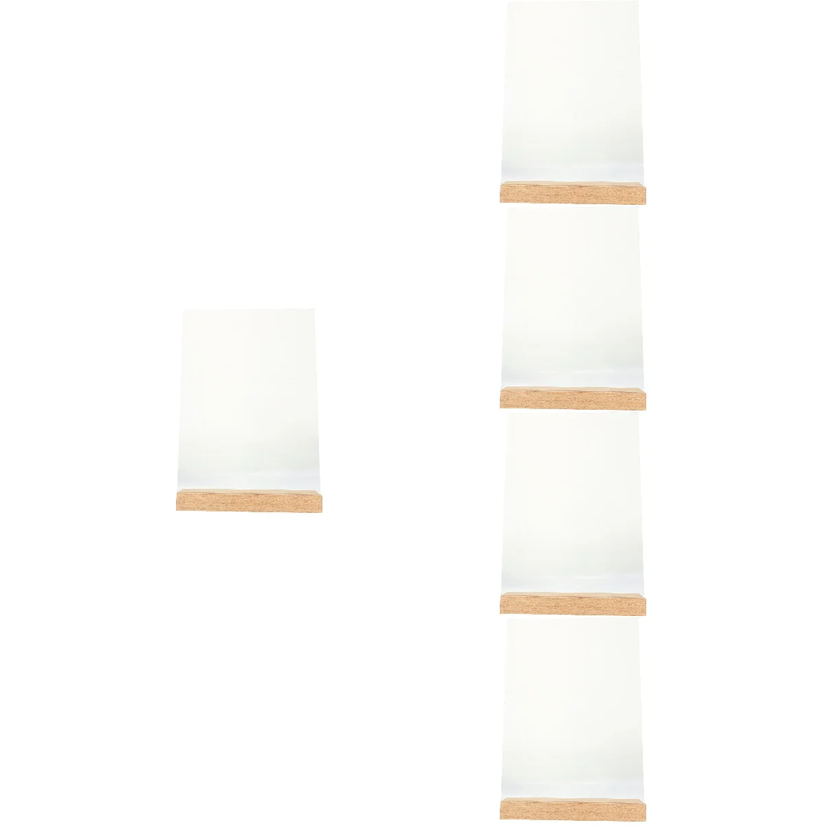 

5 Sets of Restaurant Menu Display Stand Label Stand Shop Message Displaying Board