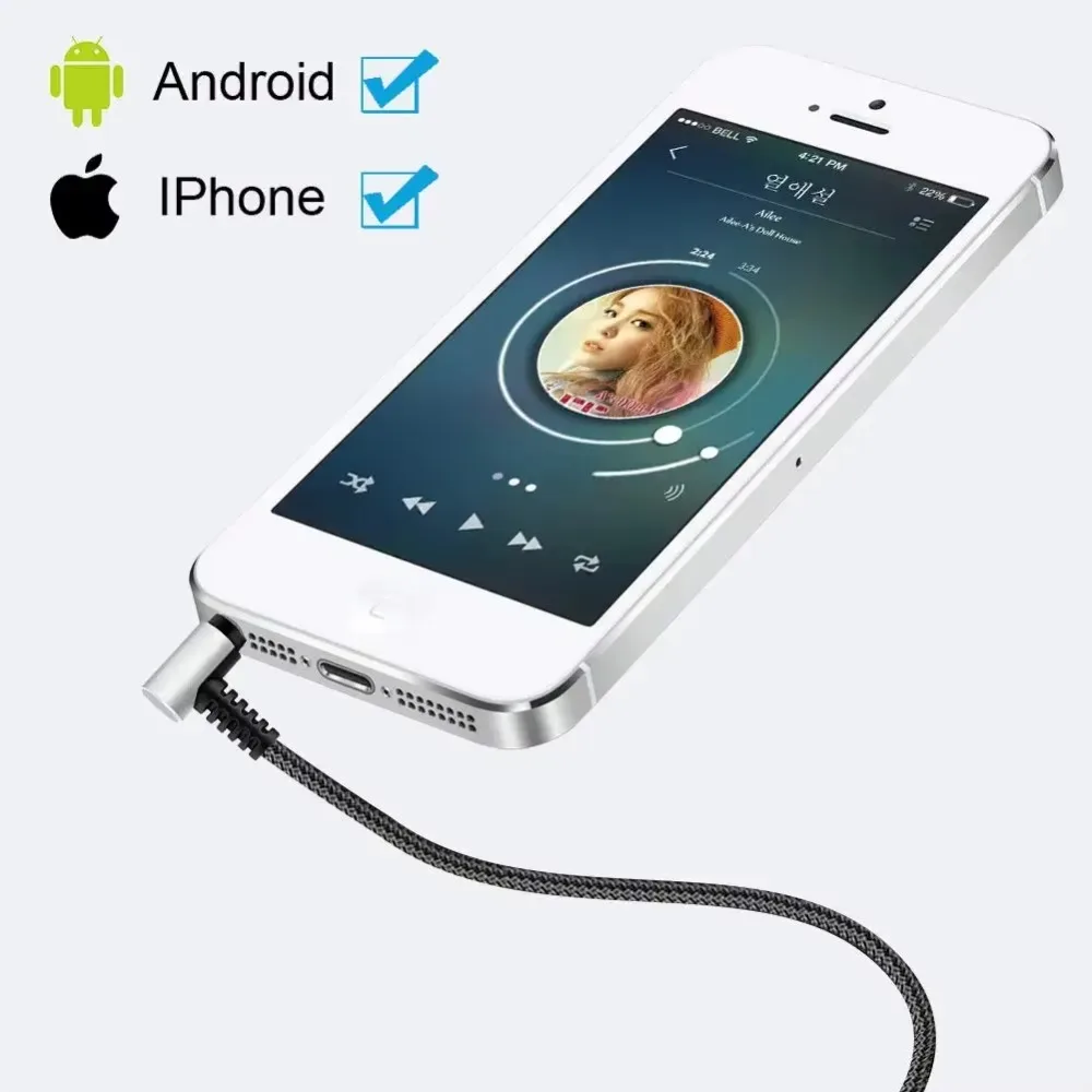 Сменный кабель OFC для наушников JBL Live 500BT 650BTNC 660NC Lifestyle E65BTNC DUET NC BT T450BT E55BT J56BT