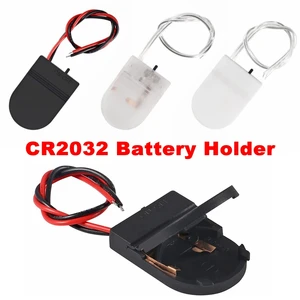 CR2032 Button Battery Socket Holder Case High quality DIY 3V CR 2032 Coin Cell Battery Storage Box With ON-OFF Switch