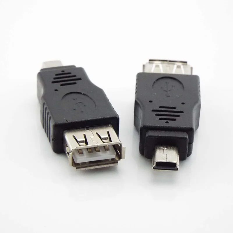 

Универсальный переходник с USB 2,0 A на Mini B, 5-контактный переходник со штекером для мобильного телефона Android, мини-разветвитель с разъемом типа A B, OTG конвертер для смартфона