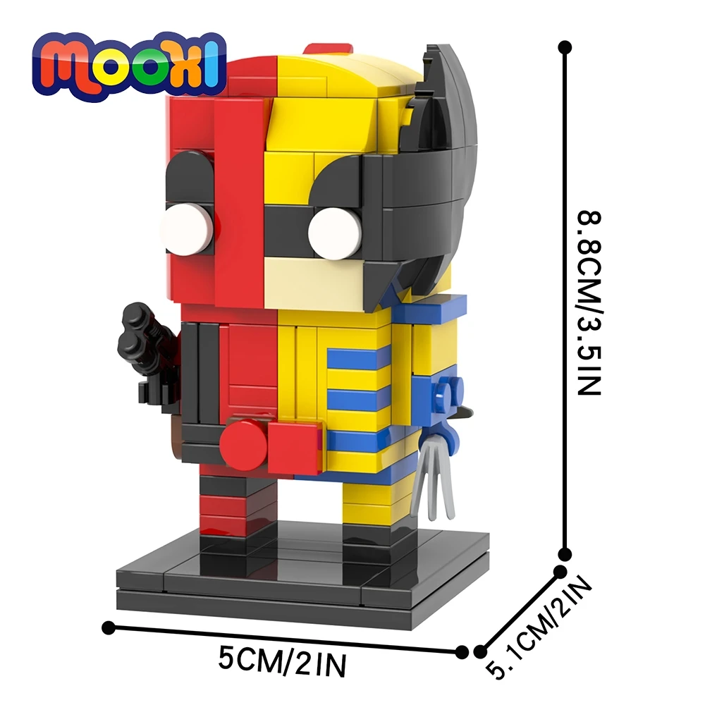 Модель строительных блоков MOOXI 150 шт