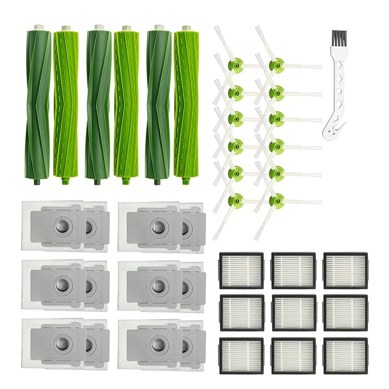 

Сменная деталь, роликовая щетка, боковые щетки, Фильтры HEPA для Irobot Roomba I7 I7 + I3 E5, аксессуары для пылесоса