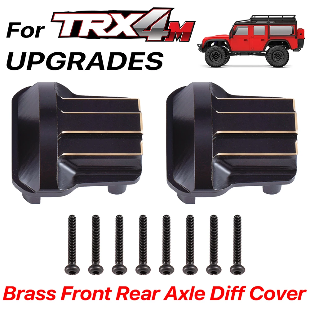 

Латунная накладка на переднюю заднюю ось для Traxxas TRX-4M 1/18 Запчасти для модификации защитный противовес 2 шт. 22 г