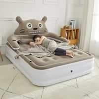 2022inflatable mattress heightening home double thickened lovely cartoon bed portable single flush air cushion bed