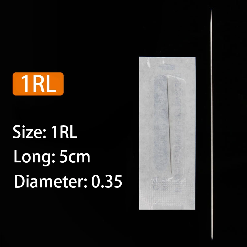 

100pcs Tattoo Machine Needle Traditional Permanent Makeup Needle for Permanent Makeup Eyebrow Lip Tattoo Machine Eyebrow Lip