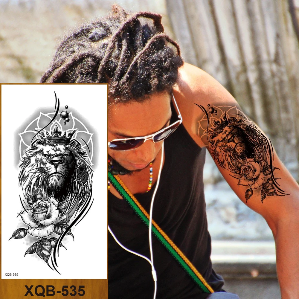 Временные стойкие татуировки-наклейки для мужчин женщин взрослых девушек груди
