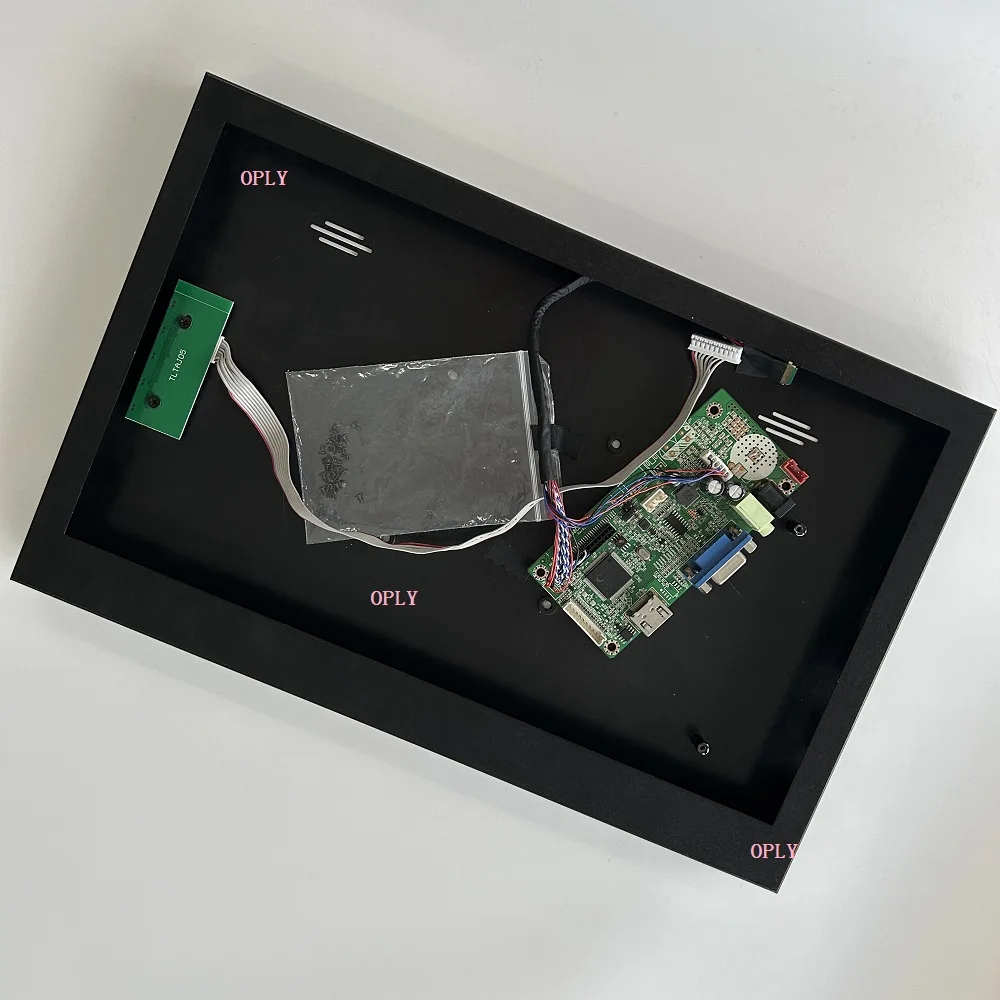 VGA LVDS HDMI-совместимая плата контроллера 58C с металлическим зеркальным корпусом для
