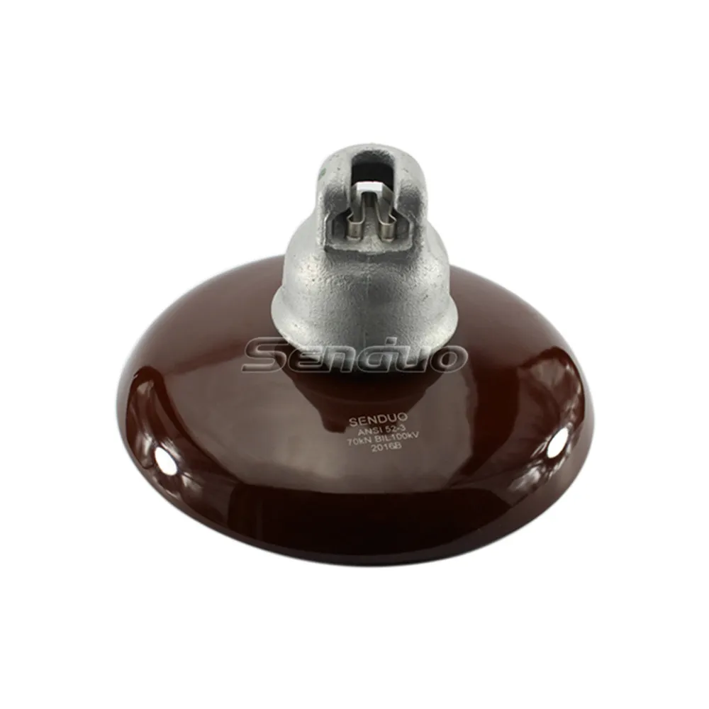 

ANSI 52-3 11kV 70kN Porcelain Ceramic Disc Suspension Insulator