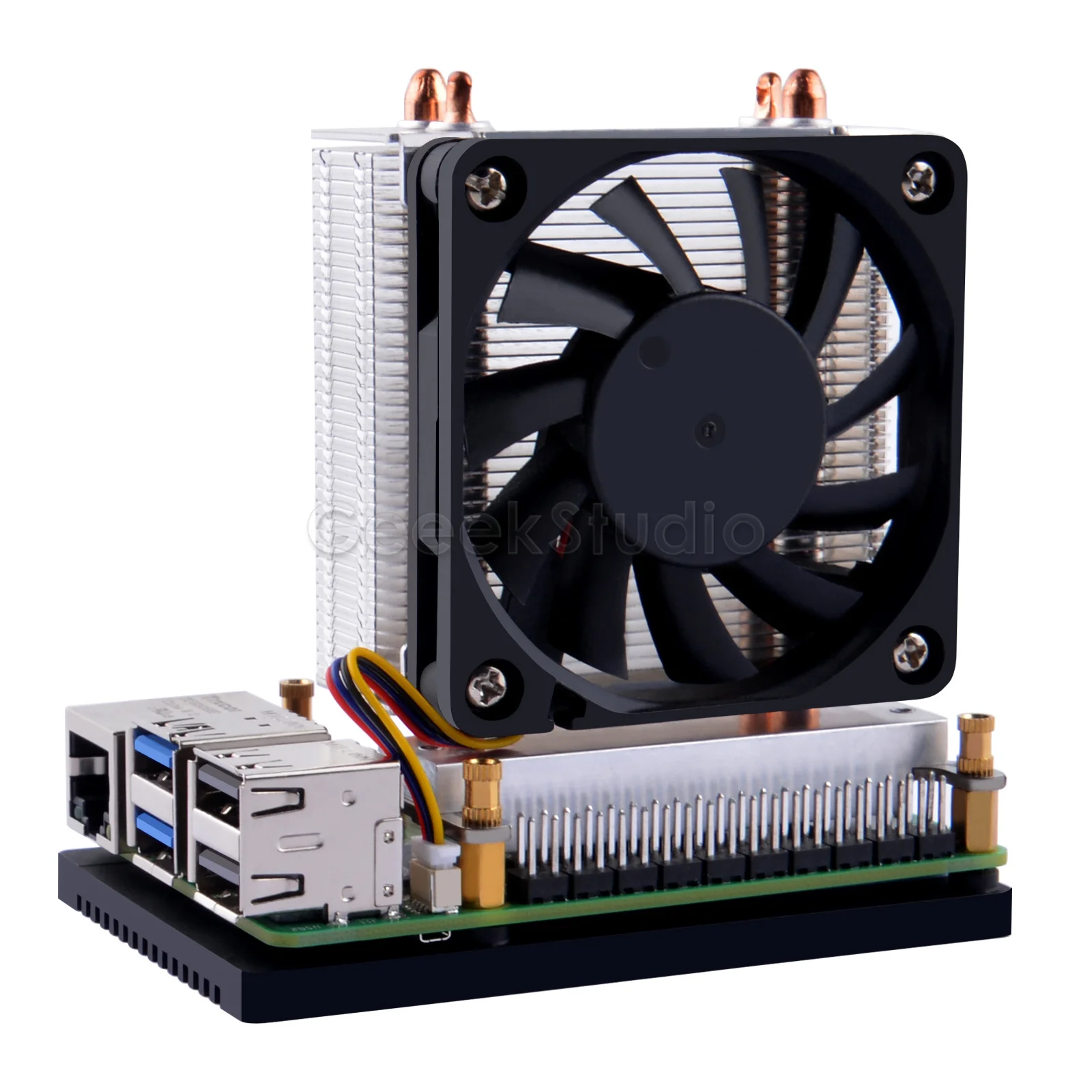 Охлаждающий вентилятор для процессора ICE Tower Plus Raspberry Pi 5