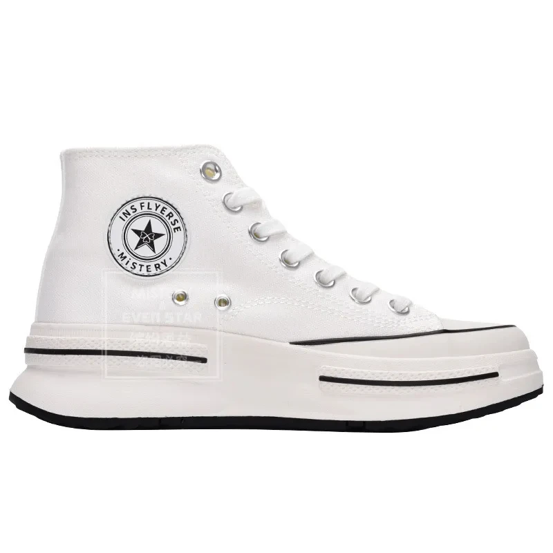 New platform canvas shoes, very American fashion trend women's cloth shoes, add casual women's shoes