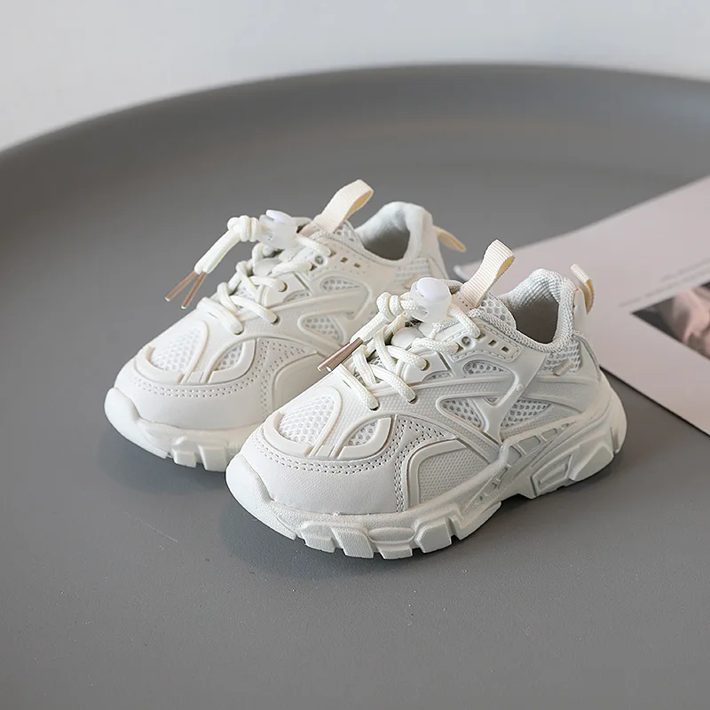 Sneakers traspiranti in mesh per bambini 2022 scarpe casual da bambina con suola morbida primavera e autunno