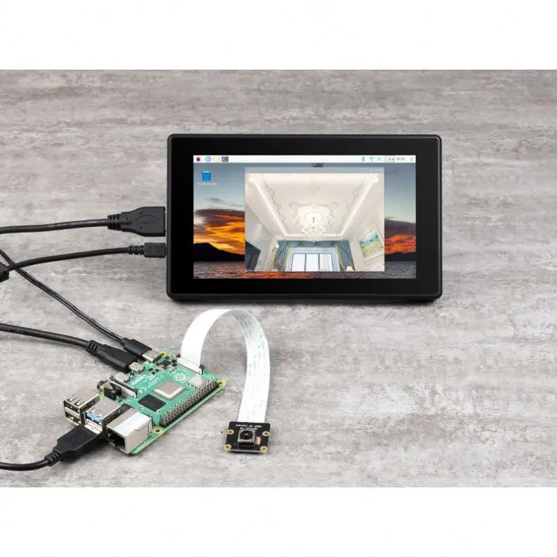 Фото Камера Waveshare IMX519-78 16MP с автофокусом, высококачественная камера для Raspberry Pi №5