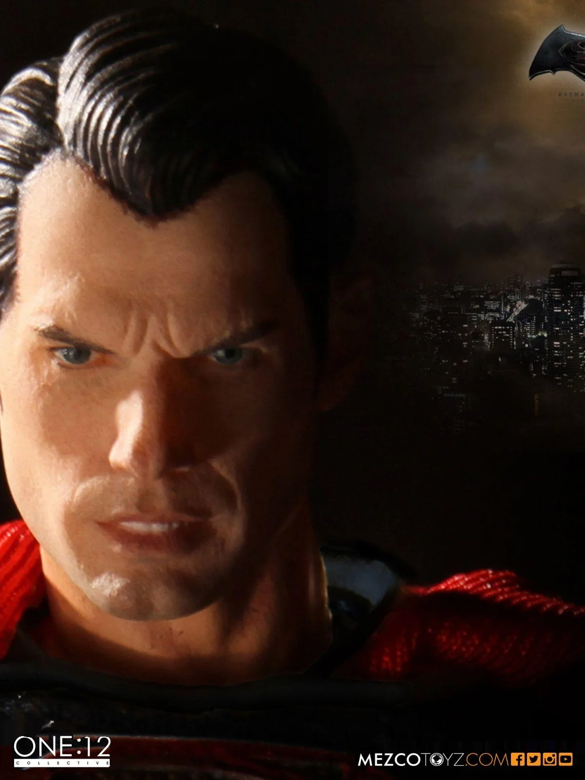 Горячая фигурка Mezco одежда Лиги Справедливости Супермен Бэтмен 6-дюймовые