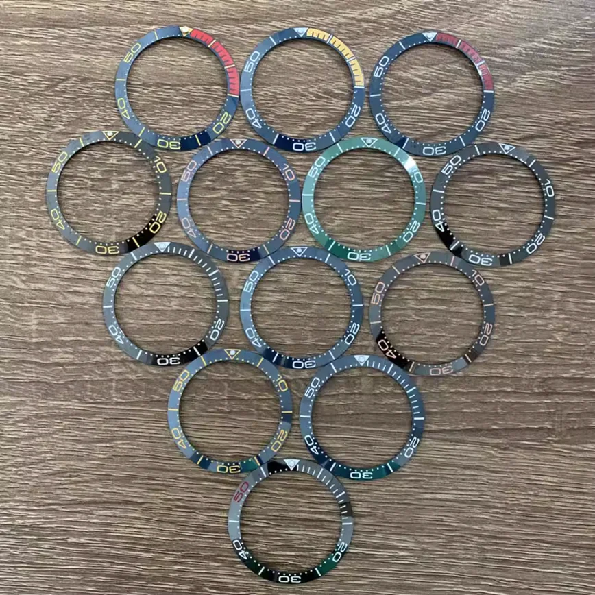 38MM Watch Bezel Inset Inline Fitting Bezel Mouth Ceramic Beveled Bezel Mouth OD 38MM ID 30.5MM