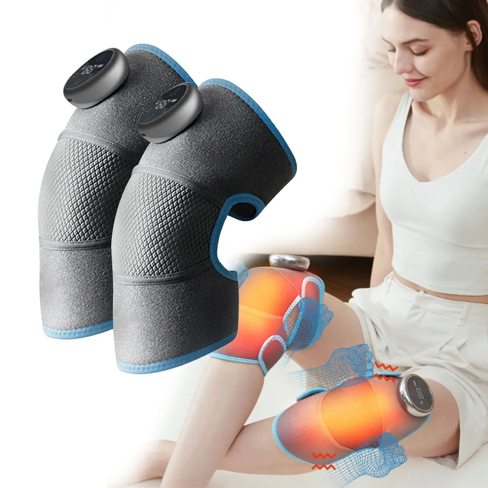 

Электронагревательный терапевтический массажер для колена, плеч, физиотерапия артрит ног, снятие боли в коленях и суставах, семейный масса...