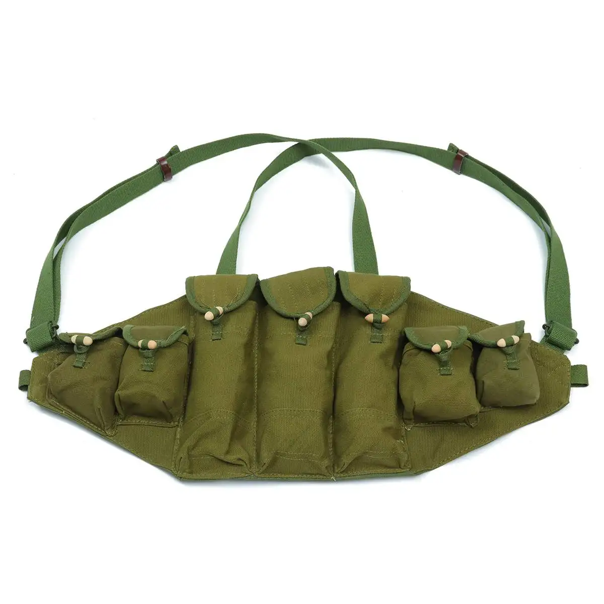 

Type 56 Adjustable Hunting Vest Military Tactical Chest Vest Carrier Chest Rig Pack Pouch Light Weight Heavy Duty Vest