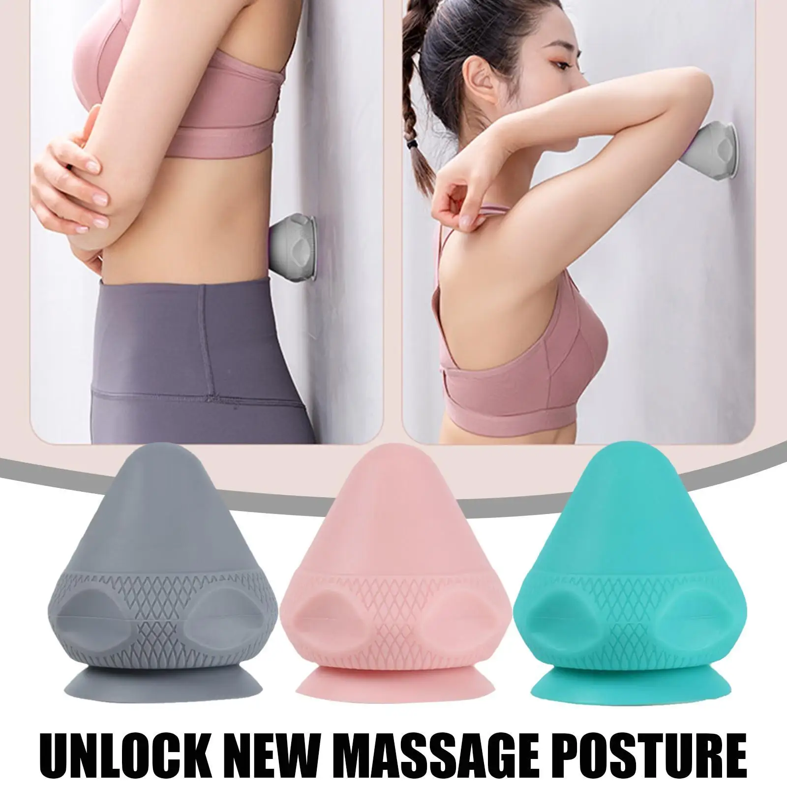 

Silicon Massage Cone Body Adsorption Ball Psoas Thoracic Spine Back Scapula Foot Yoga Muscle Release Massage Apparatu