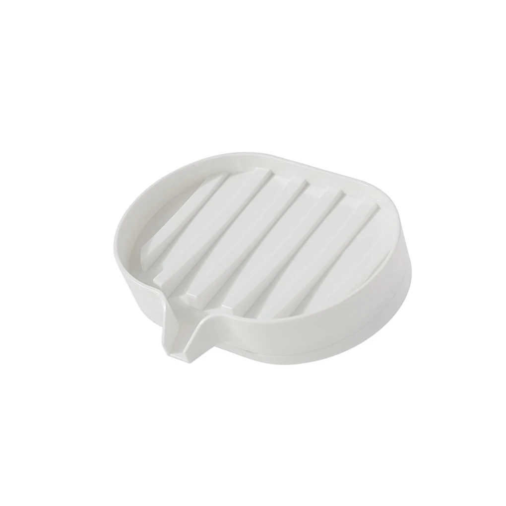 

Soap Saver Non-slip Bottom Double-layer Soaps Holder Detachable Storage Tray Rack with Drain Spout for Bathroom Kitchen