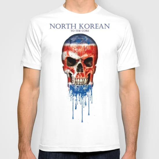 

The New Fashion For Men And Women North Korea Short Sleeve Fashion T-shirt,