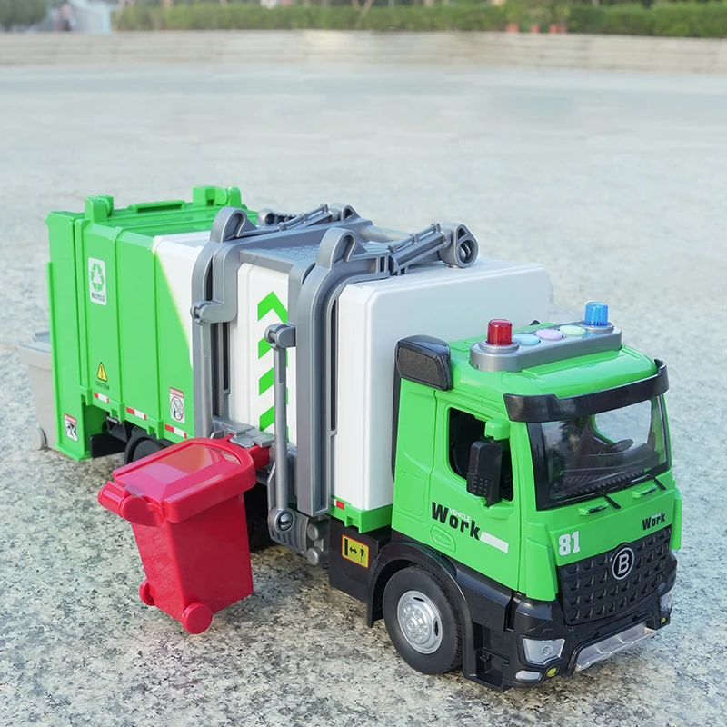 Сплав городской мусоровоз пляжные игрушки металлический литой под давлением