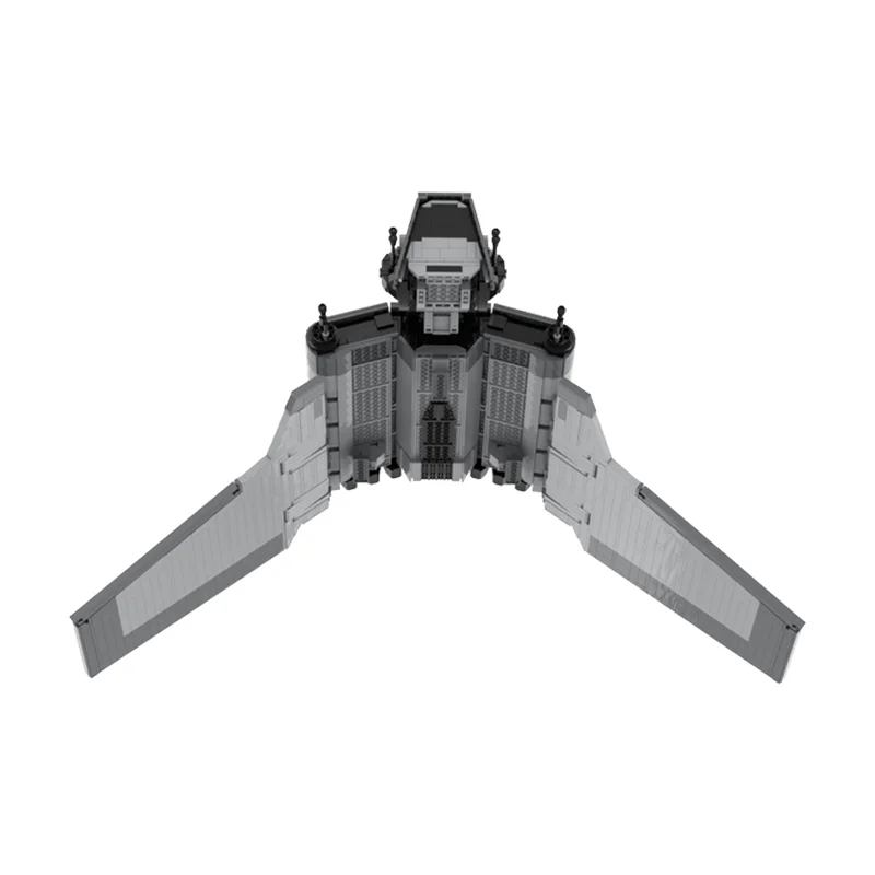 Фото 3484 детали MOC Star Battle Imperial Nu-class Attack Shuttle, модель из строительных блоков, архитектурный конструктор, рождественский подарок, игрушка, 3D-образование №2