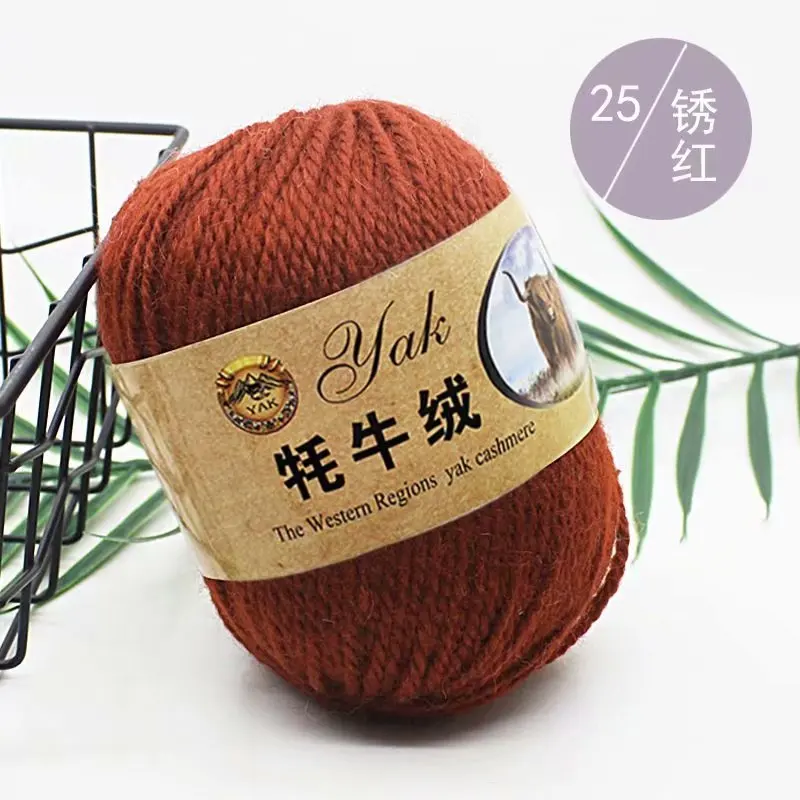 3 шт. = 300 г кашемировый шарф из яка нитки для шапки с иглами шерсти ручная вязка