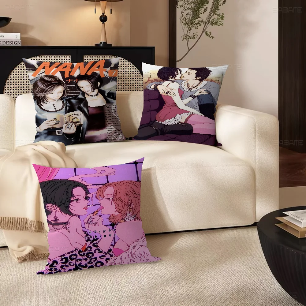 Чехол для подушки с кленовым дизайном в стиле аниме N-NANA декор счастливого