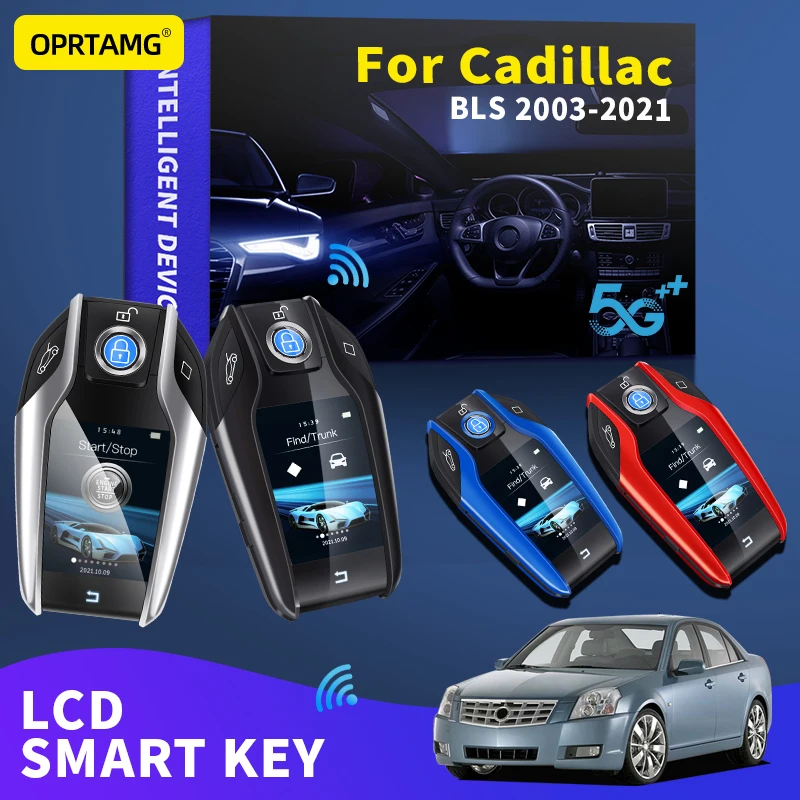 

OPRTAMG Keyles Entry Remote Car Key Modified Smart LCD For Cadillac BLS 2003 2004 2005 2006 2007 2008 2009 2010 2012 2013 2021