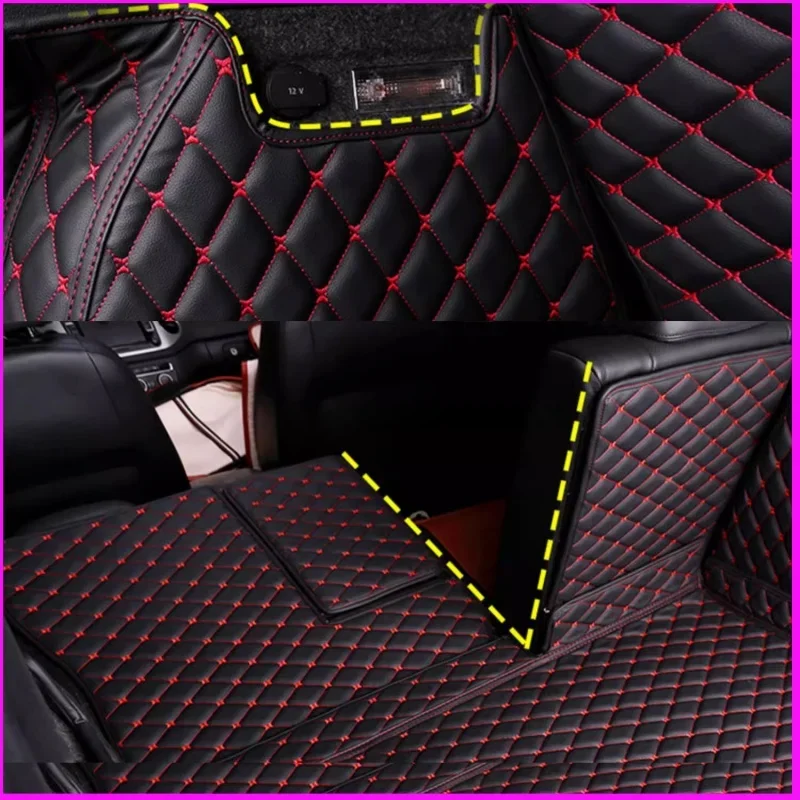 Фото Индивидуальный коврик для багажника автомобиля Toyota Prado 150 2010-2018 с полным объемным звуком, водонепроницаемые детали интерьера, ковер, автомобильные аксессуары №5