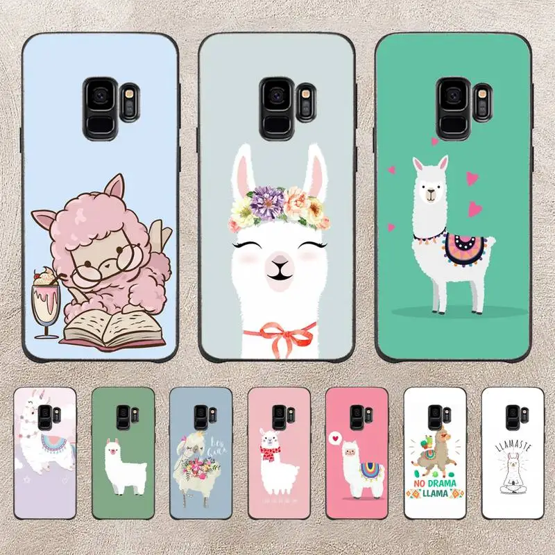 

Kawaii Llama Alpaca Animals Cartoon Phone Case For Samsung Galaxy A51 A50 A71 A21s A31 A41 A10 A20 A70 A30 A22 A02s A13 A53 5G
