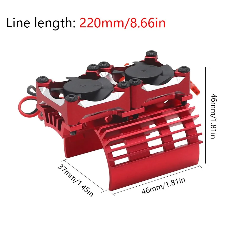 Металлический двойной охлаждающий вентилятор 4068 4074 4082 4268 4274 моторный радиатор