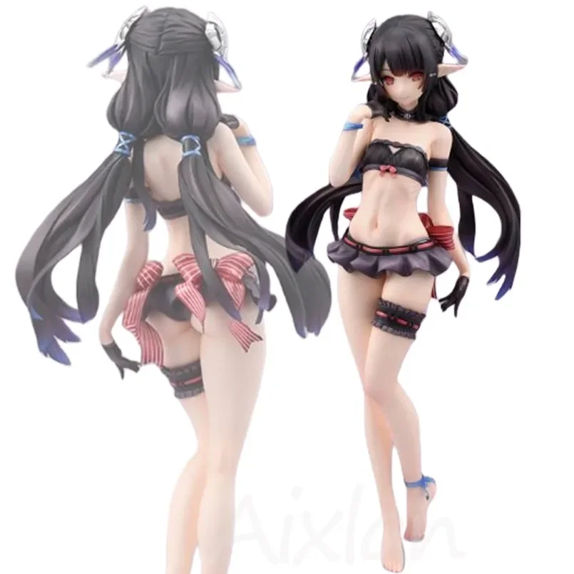 

24CM PHANTASY STAR ONLINE 2 Es Anime Lechery Figure Annette Summer Sexy Girl PVC Action Figure Collectible Model Toys Kid Gift