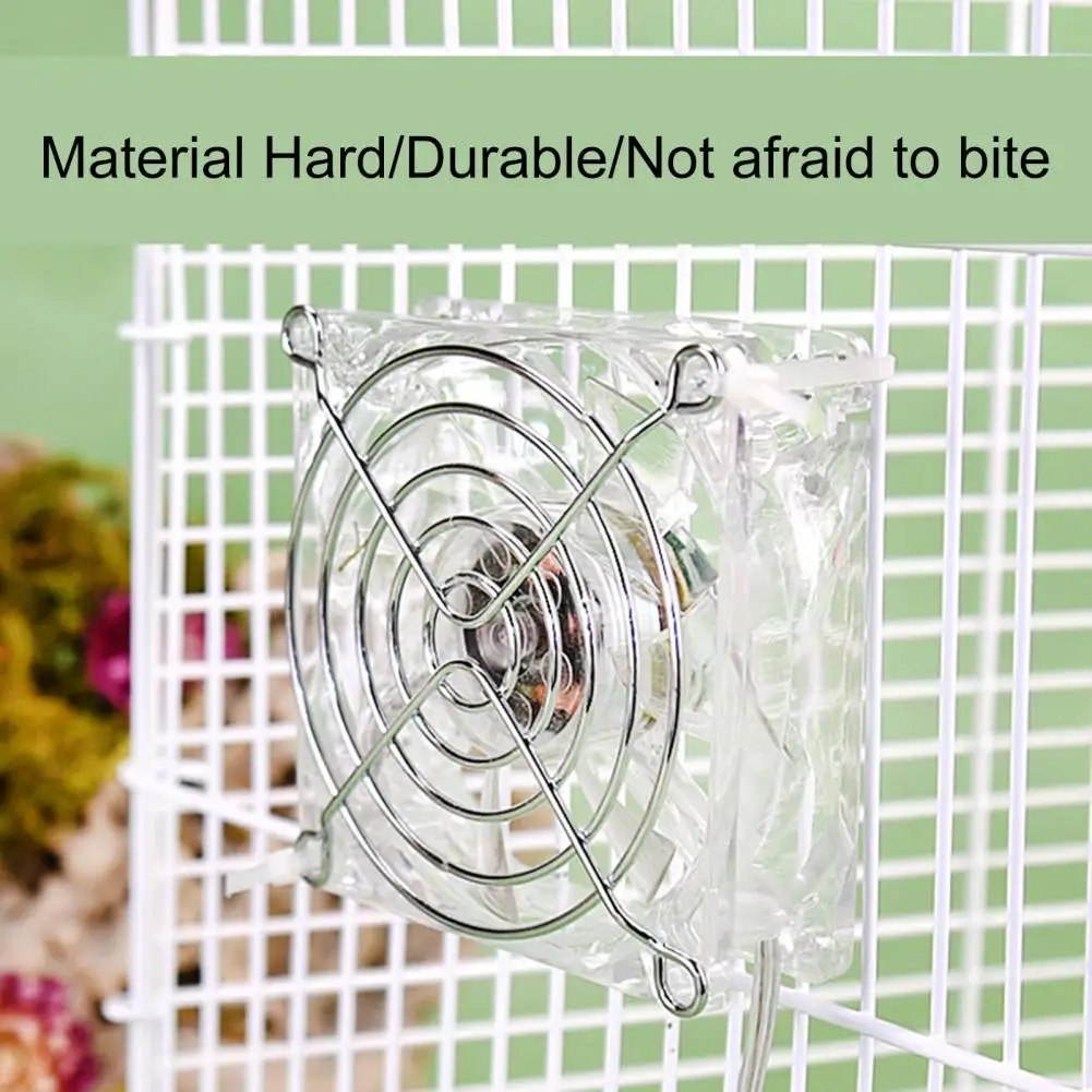

Convenient Hamster Fan USB Interface Eco-friendly Keep Summer Cool Hamster Fan Lightweight Hamster Cooling Fan Pet Accessory