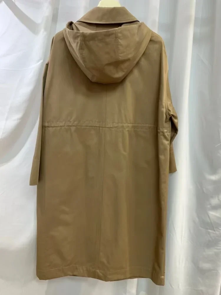 Тренчкот женский в стиле древних путей элегантный зимний 2024