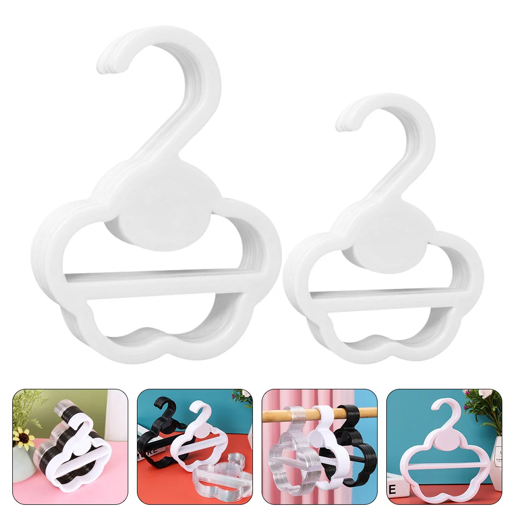 

Hanger Organizer Scarf Tie Holder Closet Belt Rack Socks Hangers Leggingwardrobe Clothessaving Space Pants Crocheted Swivel Neck